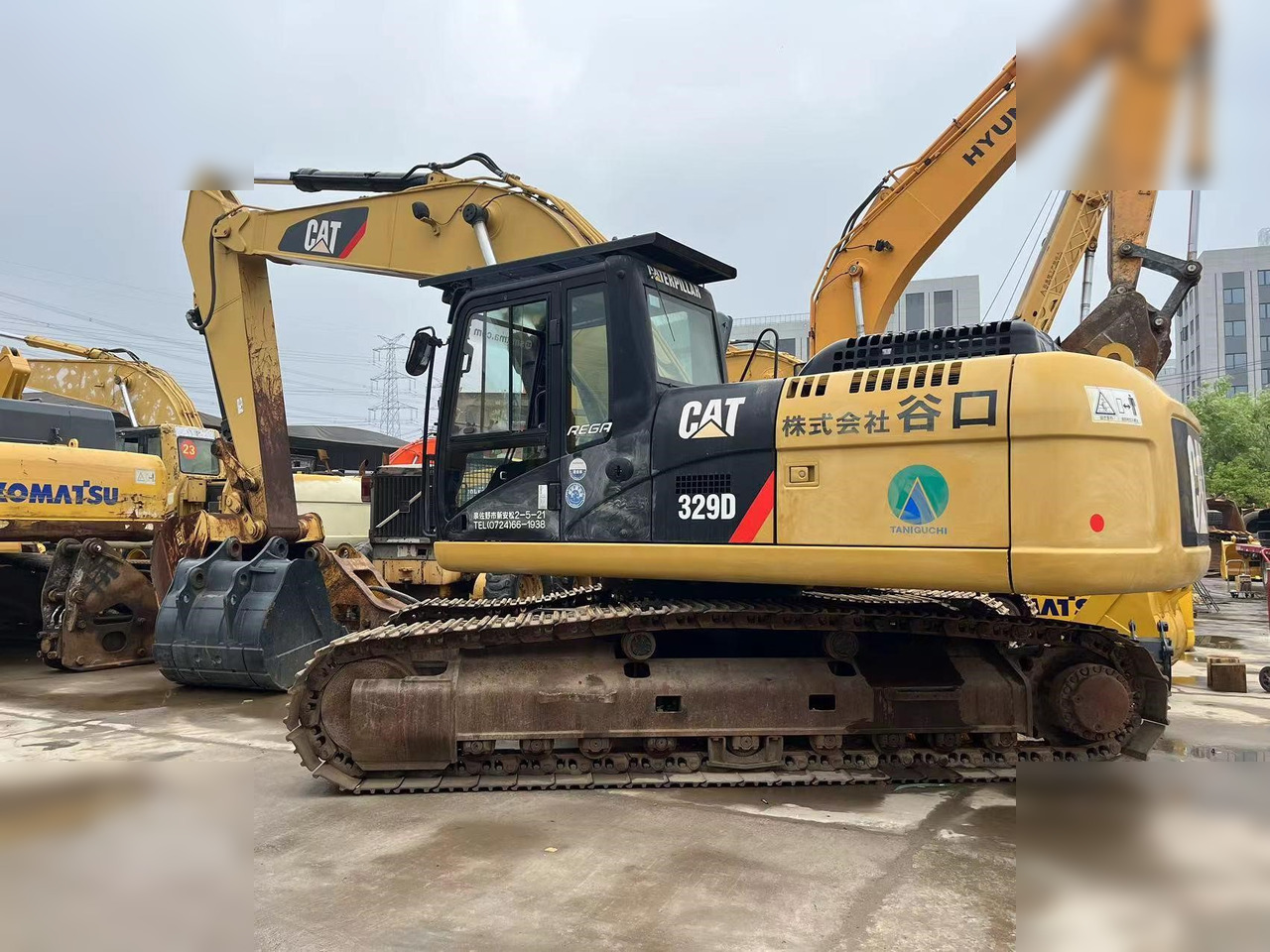 CATERPILLAR 329D - Pelle sur chenille: photos 1 CATERPILLAR 329D - Pelle sur chenille: photos 1