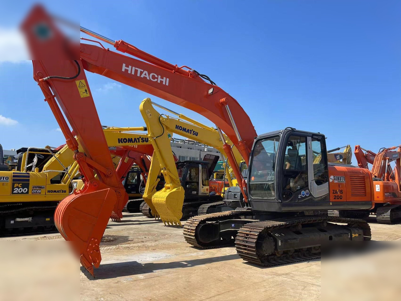 HITACHI ZX200-3 - Pelle sur chenille: photos 1 HITACHI ZX200-3 - Pelle sur chenille: photos 1
