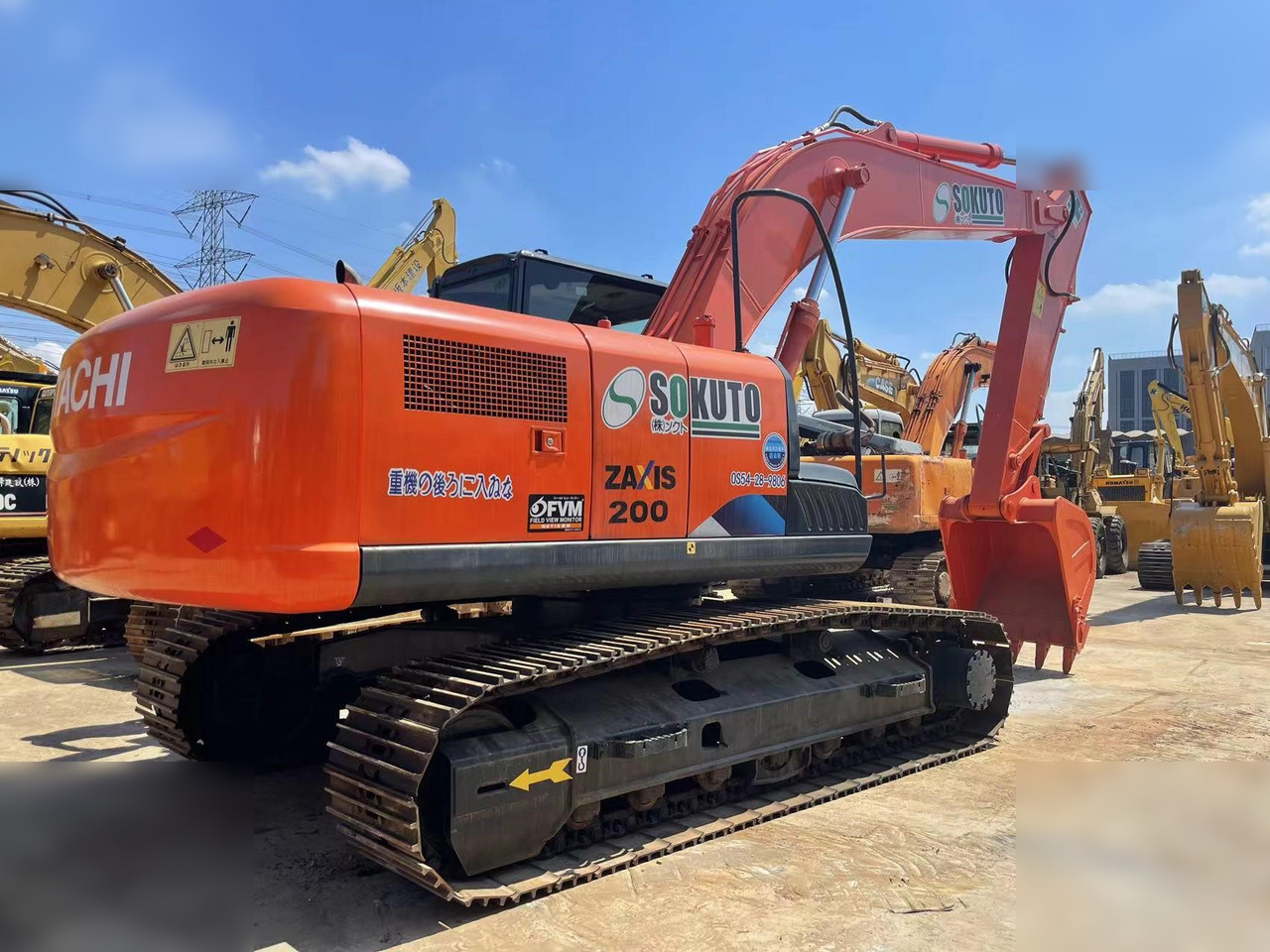 HITACHI ZX200-3 - Pelle sur chenille: photos 3 HITACHI ZX200-3 - Pelle sur chenille: photos 3