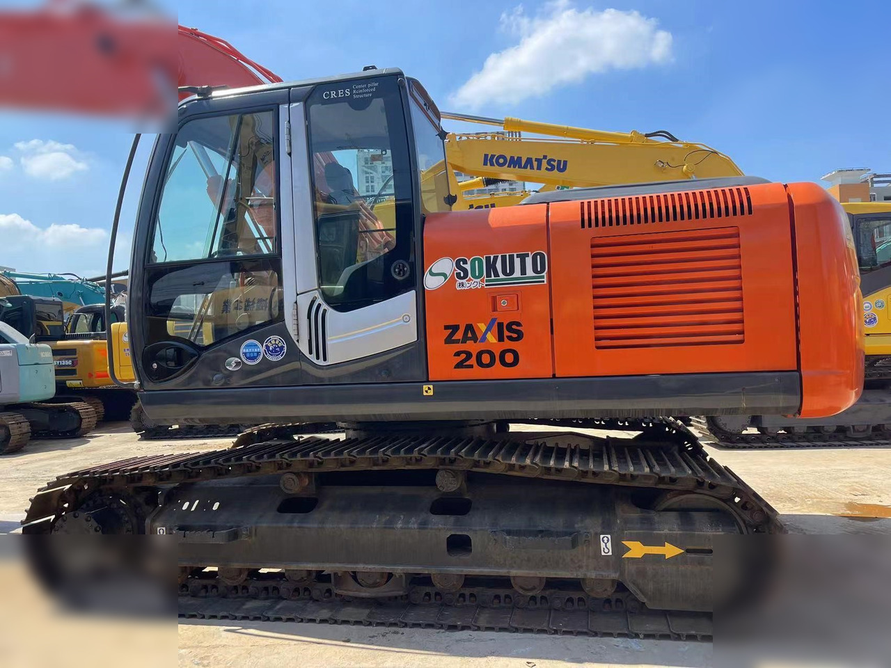 HITACHI ZX200-3 - Pelle sur chenille: photos 4 HITACHI ZX200-3 - Pelle sur chenille: photos 4