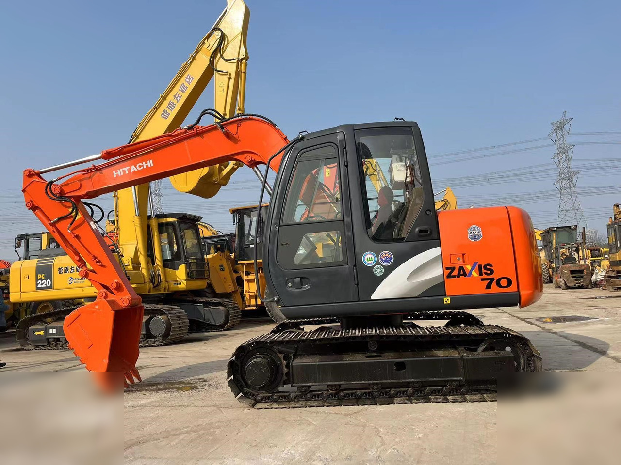 HITACHI ZX70 - Pelle sur chenille: photos 4 HITACHI ZX70 - Pelle sur chenille: photos 4
