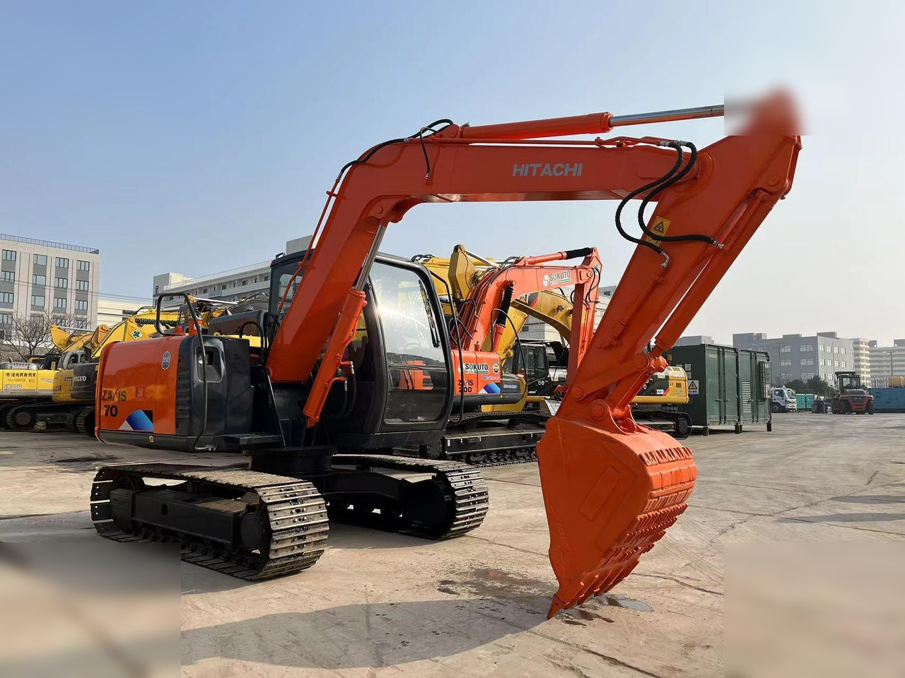 HITACHI ZX70 - Pelle sur chenille: photos 5 HITACHI ZX70 - Pelle sur chenille: photos 5