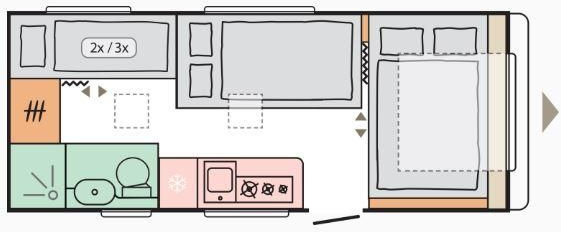 Adria Adora 573 PT* Fb-Temp.*Alde-Warmwasser-Hz. - Caravane: photos 4 Adria Adora 573 PT* Fb-Temp.*Alde-Warmwasser-Hz. - Caravane: photos 4