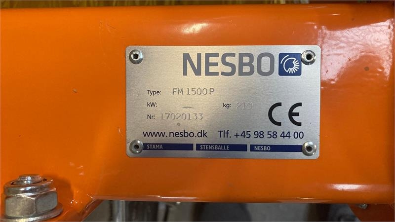 Nesbo FM 1500 P 1000H PTO - A-ramme kat. 1SS - Brosse: photos 4 Nesbo FM 1500 P 1000H PTO - A-ramme kat. 1SS - Brosse: photos 4