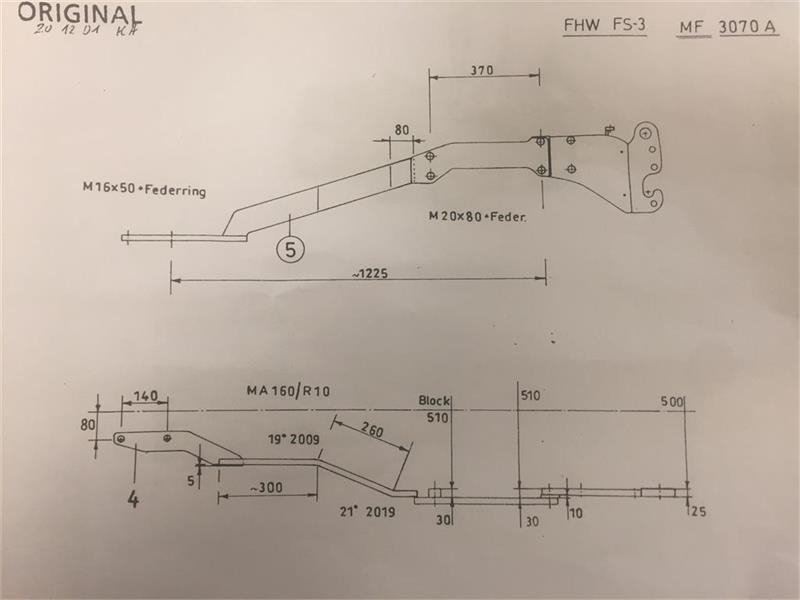 Hauer FS-3 Sidevanger MF 3070 2WD - Pièces de rechange pour Machine agricole: photos 3 Hauer FS-3 Sidevanger MF 3070 2WD - Pièces de rechange pour Machine agricole: photos 3