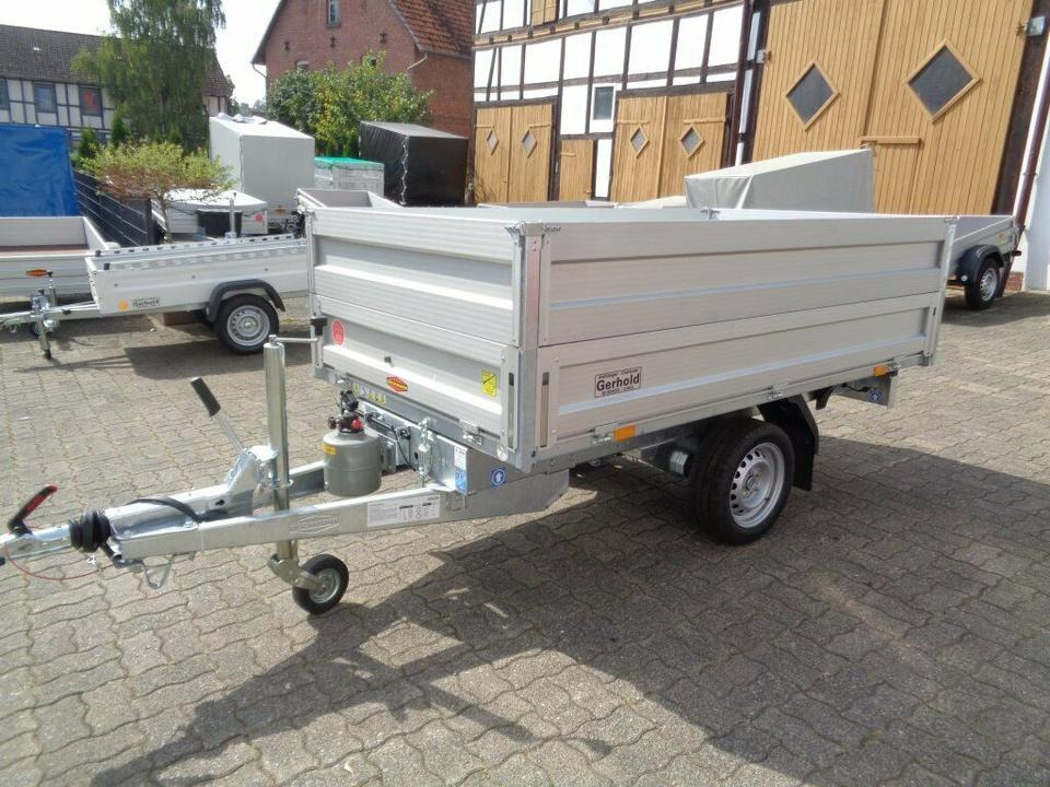 Böckmann PKW-Anhänger, 1,5 to. Rückwärtskipper, Kastenaufsatz - Remorque benne: photos 2 Böckmann PKW-Anhänger, 1,5 to. Rückwärtskipper, Kastenaufsatz - Remorque benne: photos 2