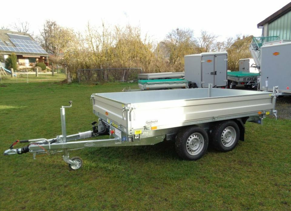 Böckmann PKW-Anhänger E-Pumpe Dreiseitenkipper 2,7 to Blechcover - Remorque benne: photos 2 Böckmann PKW-Anhänger E-Pumpe Dreiseitenkipper 2,7 to Blechcover - Remorque benne: photos 2