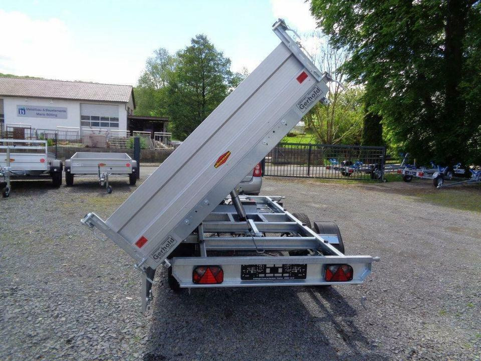 Remorque benne Böckmann PKW-Anhänger Elektro-Dreiseitenkipper 3,5 to. sofort: photos 13
