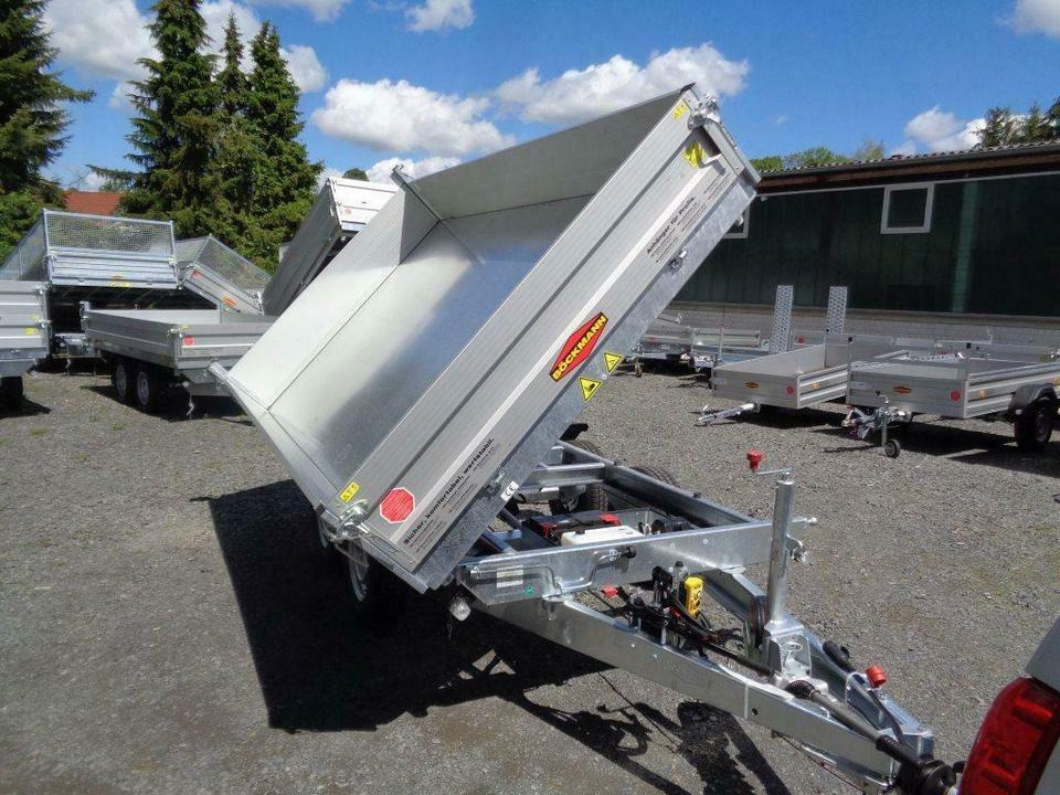 Remorque benne Böckmann PKW-Anhänger Elektro-Dreiseitenkipper 3,5 to. sofort: photos 15