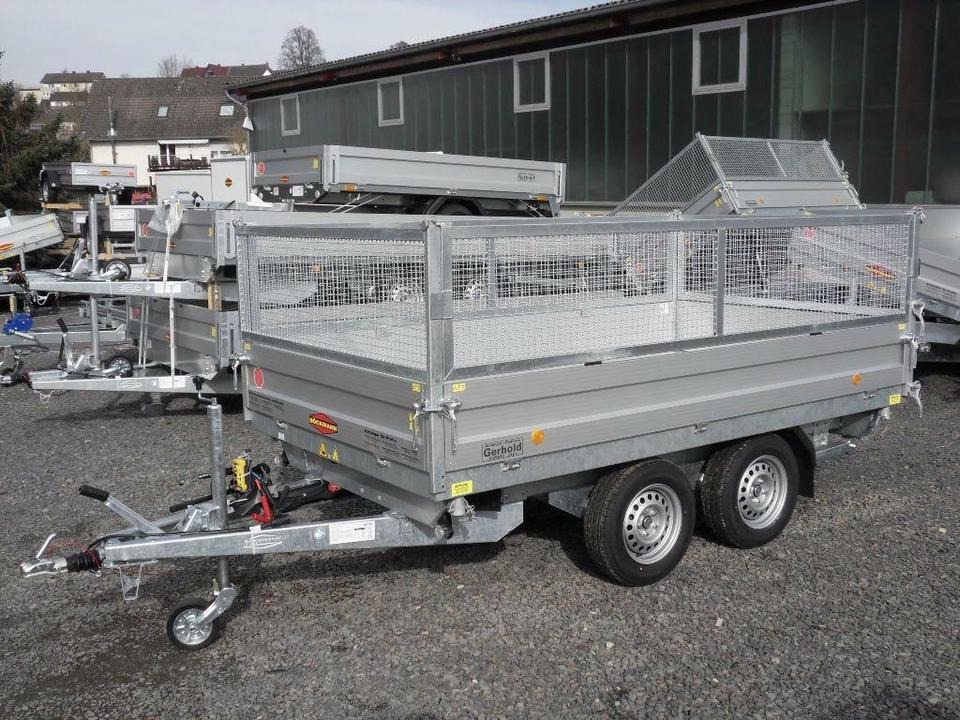 Böckmann PKW-Anhänger, Elektro-Dreiseitenkipper, 3,5to. - Remorque benne: photos 3 Böckmann PKW-Anhänger, Elektro-Dreiseitenkipper, 3,5to. - Remorque benne: photos 3