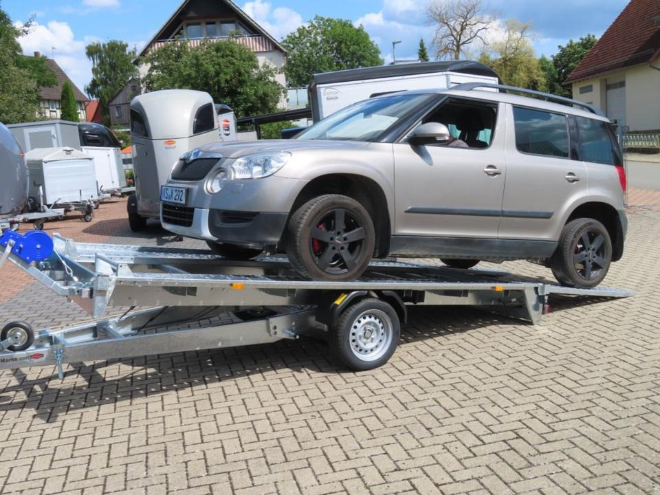 Böckmann-T PV,Autotransporter, 1,8 to. kippbar,PKW Anhänger,100 k - Remorque porte-voitures: photos 2 Böckmann-T PV,Autotransporter, 1,8 to. kippbar,PKW Anhänger,100 k - Remorque porte-voitures: photos 2