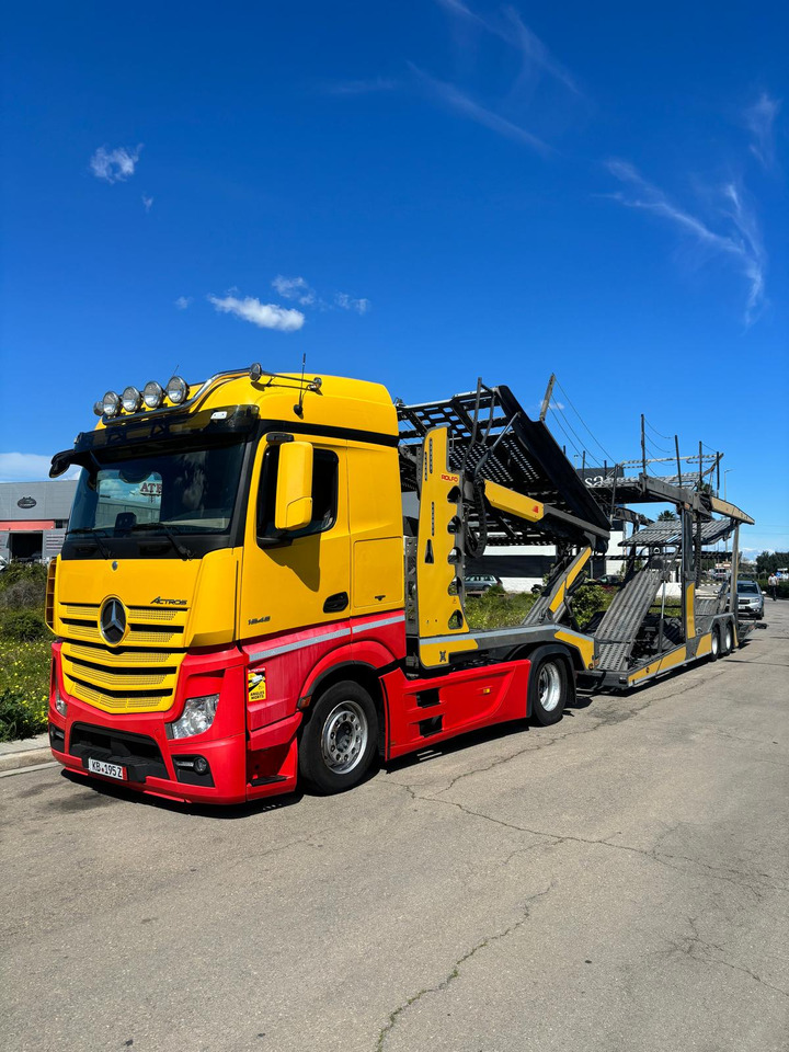 MERCEDES-BENZ ACTROS 450 - Camion porte-voitures: photos 1 MERCEDES-BENZ ACTROS 450 - Camion porte-voitures: photos 1