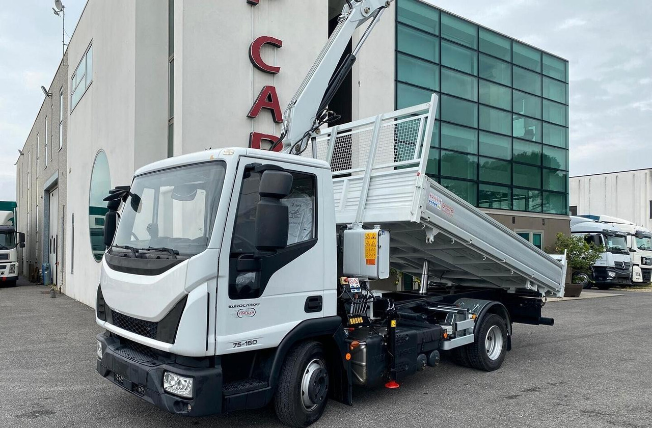 IVECO EUROCARGO 75E16 2019 RIBALTABILE E GRU - Camion benne, Camion grue: photos 3 IVECO EUROCARGO 75E16 2019 RIBALTABILE E GRU - Camion benne, Camion grue: photos 3