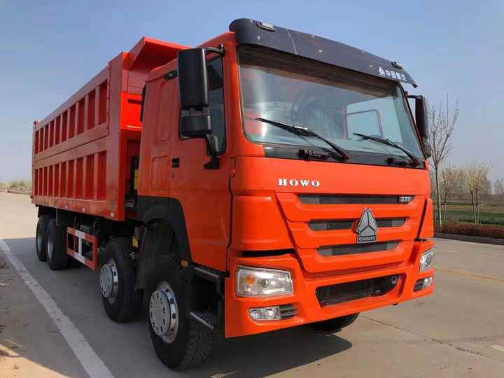 Camion benne Nearly Brand New Howo Brand 375 8 *4 12 Wheels Dump Truck  in Stock  Dump Truck 371 375 400  Horsepower   6*4 8*4 Wheels [ Copy ]: photos 6