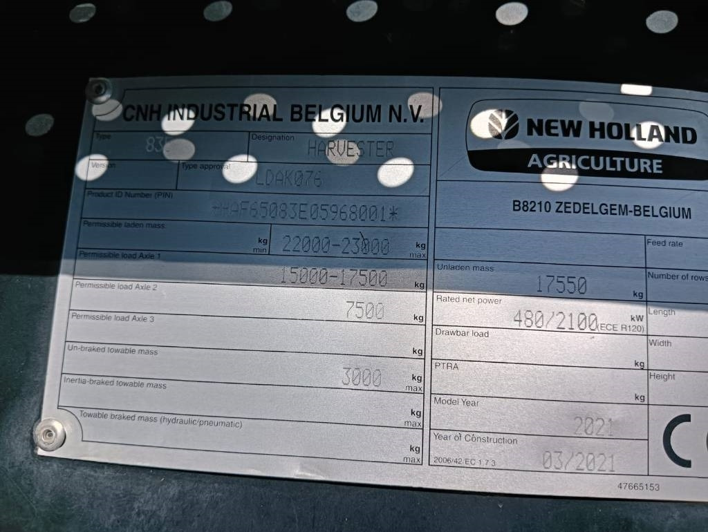 New Holland FR 650  — crédit-bail New Holland FR 650: photos 23