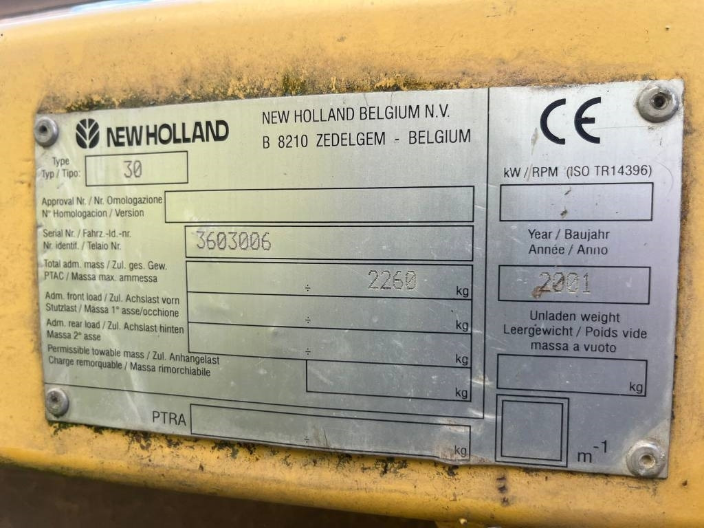 New Holland Tipo 30 - Accessoire de matériels de récolte: photos 5 New Holland Tipo 30 - Accessoire de matériels de récolte: photos 5