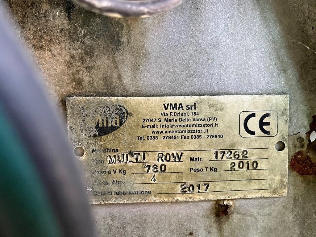 VMA MULTI ROW - Pulvérisateur traîné: photos 5 VMA MULTI ROW - Pulvérisateur traîné: photos 5