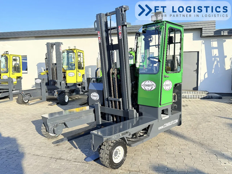 Chariot multidirectionnel Combilift C5000L | GAS | DUPLEX 4100MM | FORK POSITIONER | FULL CABIN | FREE LIFT | PERFECT CONDITION | A wide range of four-way and side-: photos 1