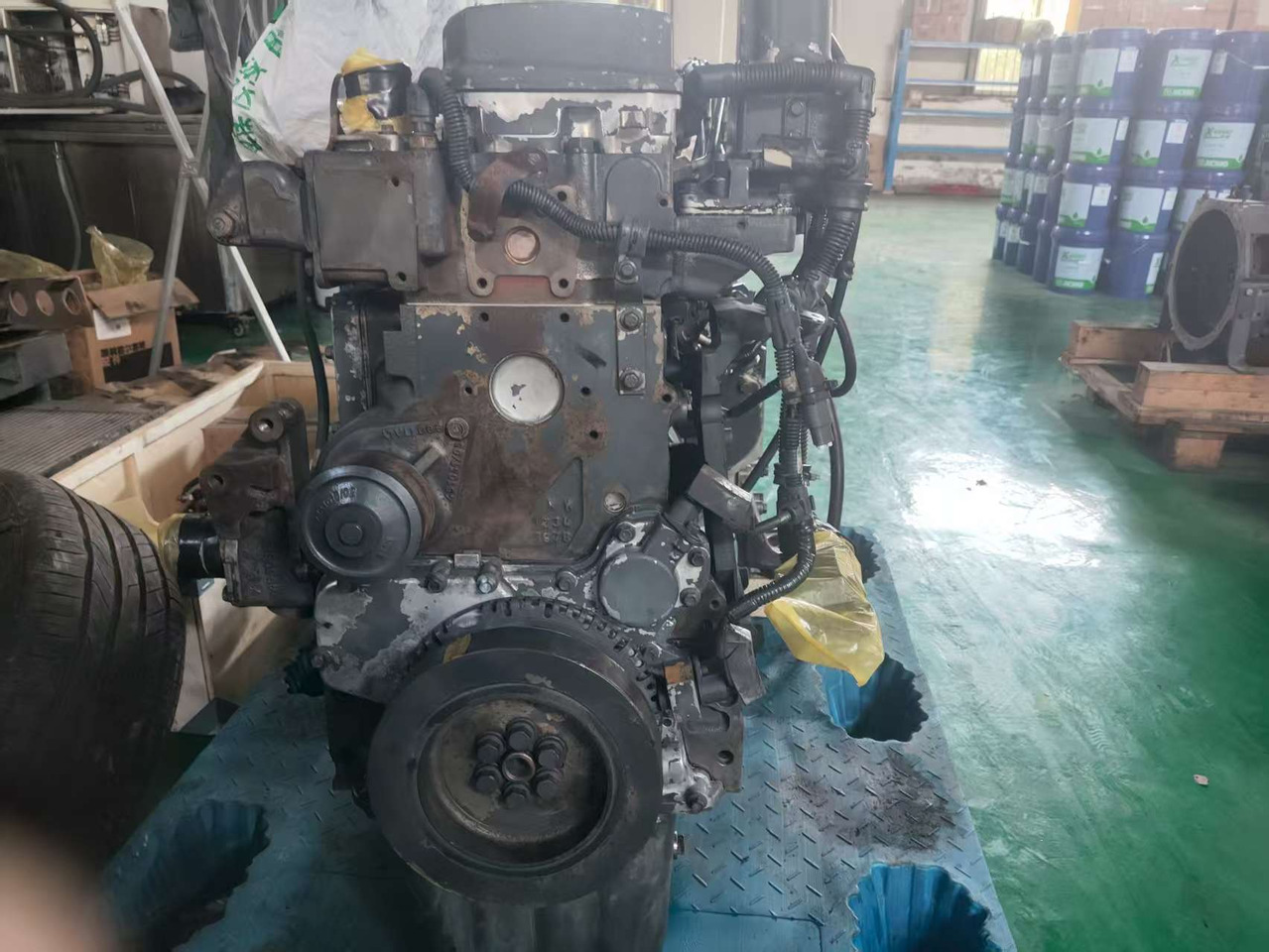 KOMATSU 6D107E-1 - Moteur pour Pelle: photos 3 KOMATSU 6D107E-1 - Moteur pour Pelle: photos 3