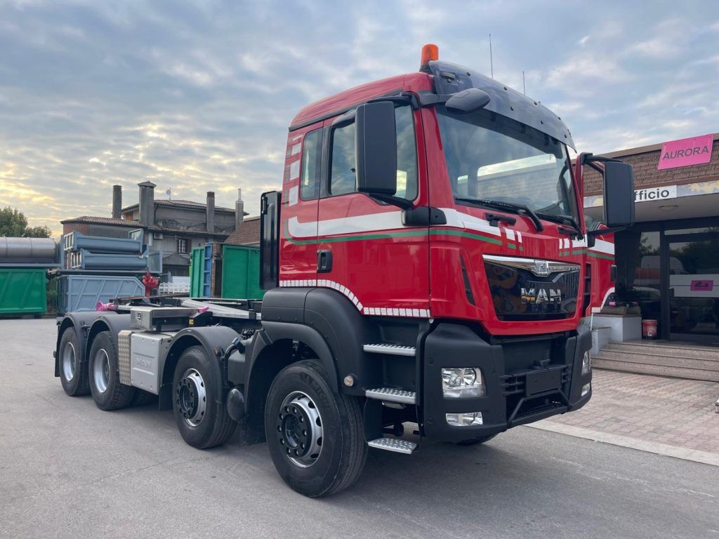 MAN TGS 41.480 SCARRABILE - Camion ampliroll: photos 2 MAN TGS 41.480 SCARRABILE - Camion ampliroll: photos 2