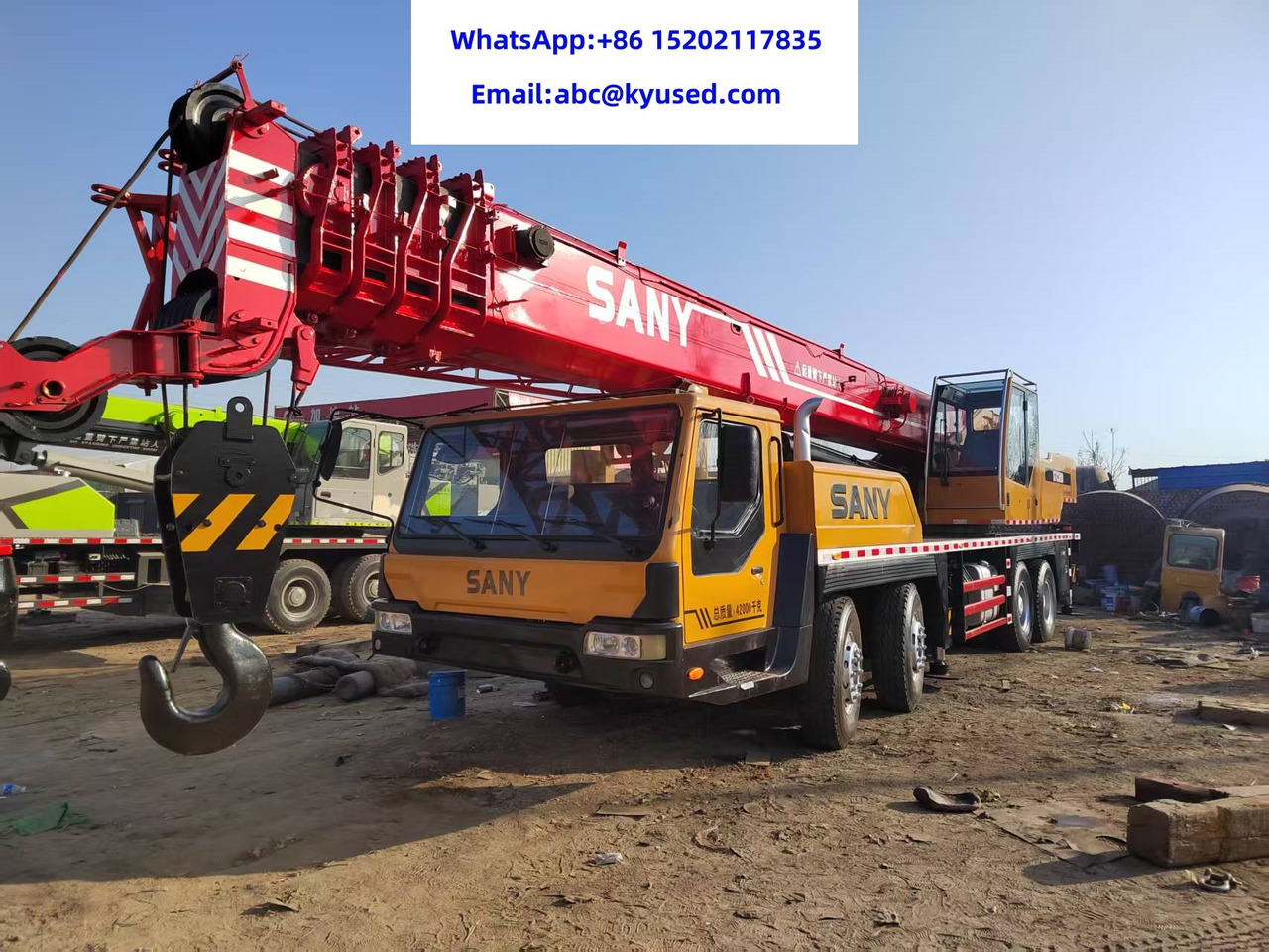 SANY STC500 STC750 STC800 STC250 25T 50T 75T 80TON CRANE - Grue mobile: photos 2 SANY STC500 STC750 STC800 STC250 25T 50T 75T 80TON CRANE - Grue mobile: photos 2
