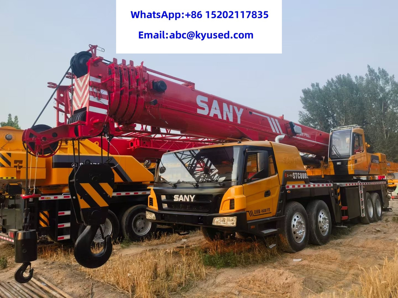 SANY STC800 STC750S STC500S STC1000 STC1600 STC1800 80 TON TRUCK CRANE - Grue mobile: photos 1 SANY STC800 STC750S STC500S STC1000 STC1600 STC1800 80 TON TRUCK CRANE - Grue mobile: photos 1