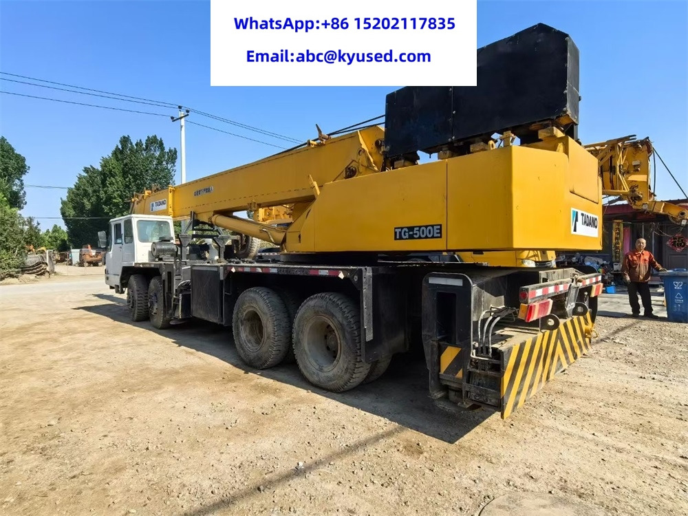 TADANO TG500E TG700E GT500E TG1000 50TON 70TON 100TON - Grue mobile: photos 4 TADANO TG500E TG700E GT500E TG1000 50TON 70TON 100TON - Grue mobile: photos 4