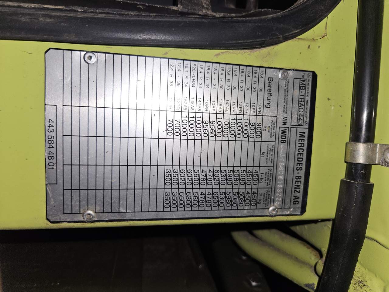 MERCEDES-BENZ MB-TRAC 1600 - Tracteur agricole: photos 5 MERCEDES-BENZ MB-TRAC 1600 - Tracteur agricole: photos 5