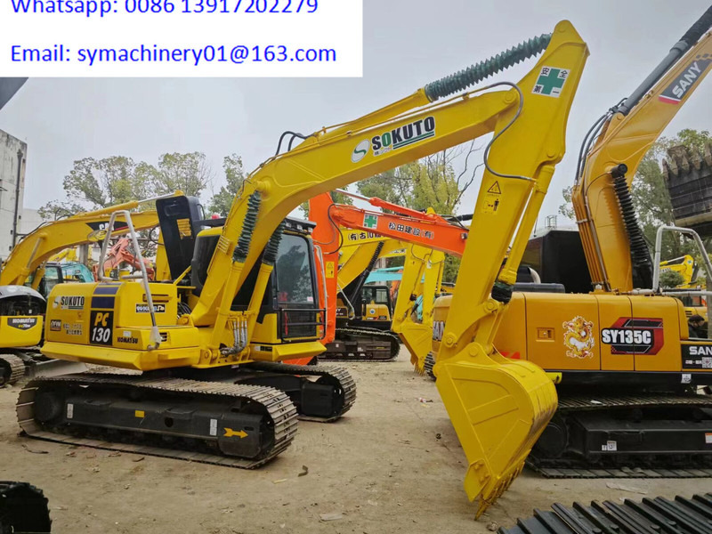 Komatsu PC130 - Pelle sur chenille: photos 1 Komatsu PC130 - Pelle sur chenille: photos 1