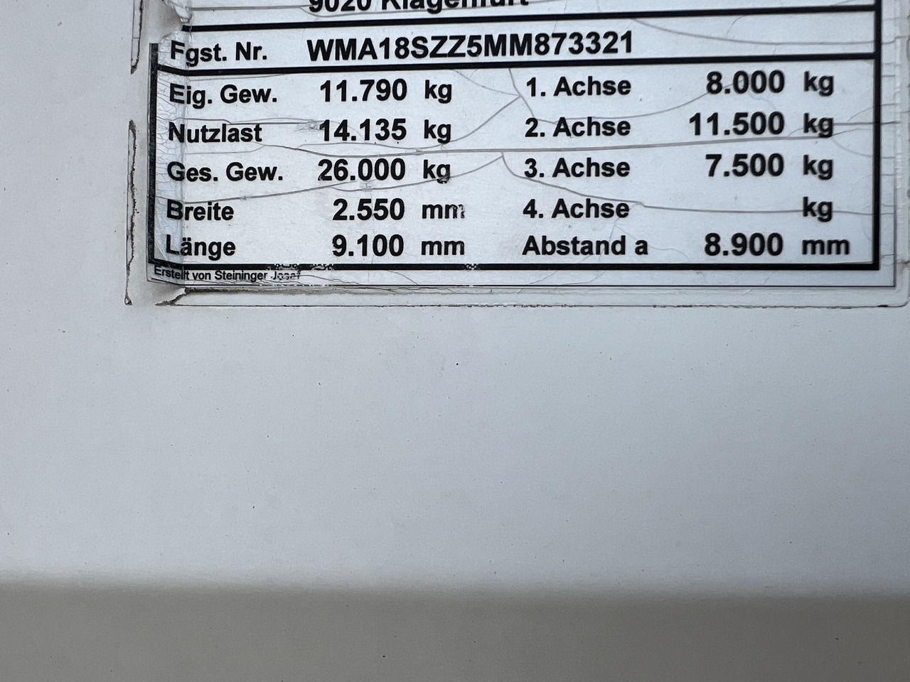 Châssis cabine MAN TGS 26 510 Lenk-Liftachse | Retarder | Klima: photos 31