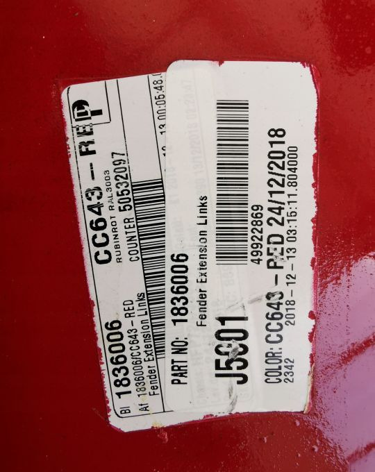 SPOJLER ZAKOŃCZENIE DAF XF 106 LH. - Aérodynamique/ Spoilers pour Camion: photos 2 SPOJLER ZAKOŃCZENIE DAF XF 106 LH. - Aérodynamique/ Spoilers pour Camion: photos 2