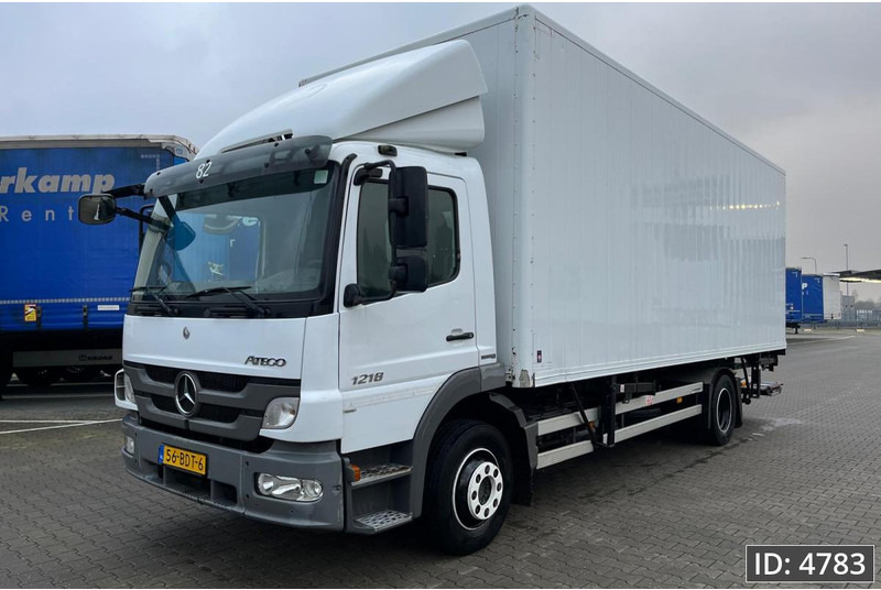 Mercedes-Benz Atego 1218 Day Cab, Euro 5, BDF / EPS automatic / standklima / DHOLLANDIA 2000KG - Camion porte-conteneur/ Caisse mobile: photos 1 Mercedes-Benz Atego 1218 Day Cab, Euro 5, BDF / EPS automatic / standklima / DHOLLANDIA 2000KG - Camion porte-conteneur/ Caisse mobile: photos 1