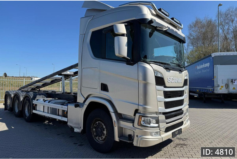 Scania R540 Topline, Euro 6, / 8x4 / BDF / Tipper / Steering axle, Intarder - Camion porte-conteneur/ Caisse mobile: photos 4 Scania R540 Topline, Euro 6, / 8x4 / BDF / Tipper / Steering axle, Intarder - Camion porte-conteneur/ Caisse mobile: photos 4