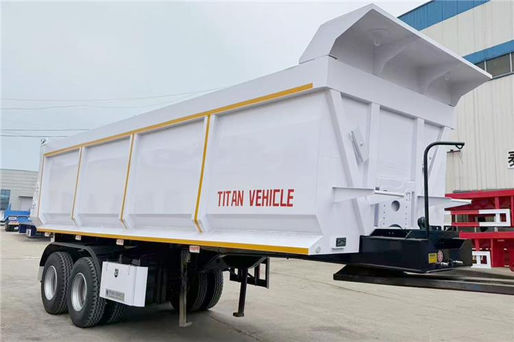 TITAN 2 Axle Dump Semi Trailer for Sale In Tanzania - Semi-remorque benne: photos 1 TITAN 2 Axle Dump Semi Trailer for Sale In Tanzania - Semi-remorque benne: photos 1