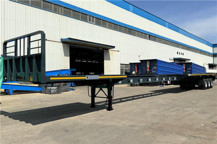 TITAN 3 Axle 40ft Extendable Flatbed Trailer for Sale In Argentina - Semi-remorque plateau: photos 1 TITAN 3 Axle 40ft Extendable Flatbed Trailer for Sale In Argentina - Semi-remorque plateau: photos 1