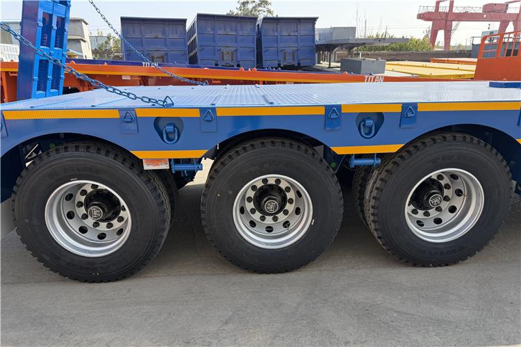 TITAN 3 Axle 80 Ton Low Bed Trailer Price for Sale In Nigeria - Semi-remorque surbaissé: photos 2 TITAN 3 Axle 80 Ton Low Bed Trailer Price for Sale In Nigeria - Semi-remorque surbaissé: photos 2