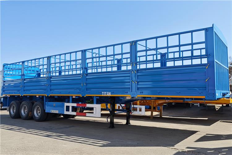 TITAN 60 Ton Fence Cargo Semi Trailer for Sale in Tanzania - Semi-remorque bétaillère: photos 2 TITAN 60 Ton Fence Cargo Semi Trailer for Sale in Tanzania - Semi-remorque bétaillère: photos 2