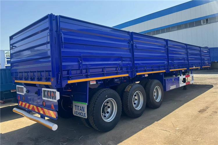 TITAN Tri Axle Grain Trailer for Sale In Djibouti - Semi-remorque plateau: photos 1 TITAN Tri Axle Grain Trailer for Sale In Djibouti - Semi-remorque plateau: photos 1
