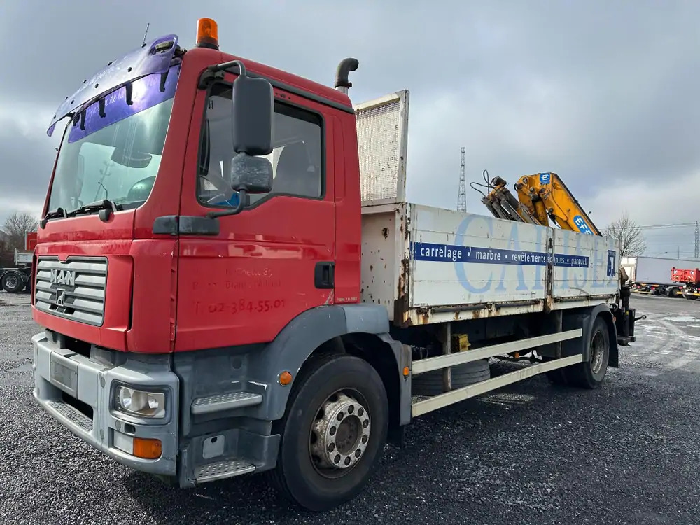 MAN TGM 18.280 *202000 km*Grue EFFER type 120 3 S*PREMIER PROPRIO - Camion grue, Camion plateau: photos 2 MAN TGM 18.280 *202000 km*Grue EFFER type 120 3 S*PREMIER PROPRIO - Camion grue, Camion plateau: photos 2