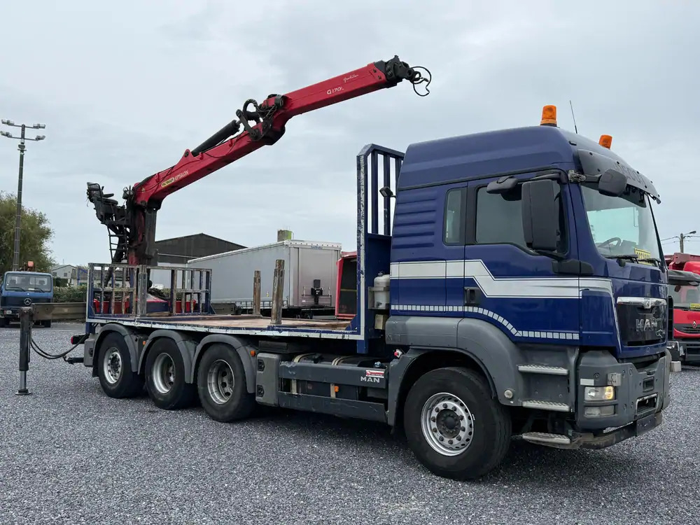 MAN TGS 35.440 *Epsilon Q170L*TRIDEM*Intarder - Camion plateau, Camion grue: photos 2 MAN TGS 35.440 *Epsilon Q170L*TRIDEM*Intarder - Camion plateau, Camion grue: photos 2