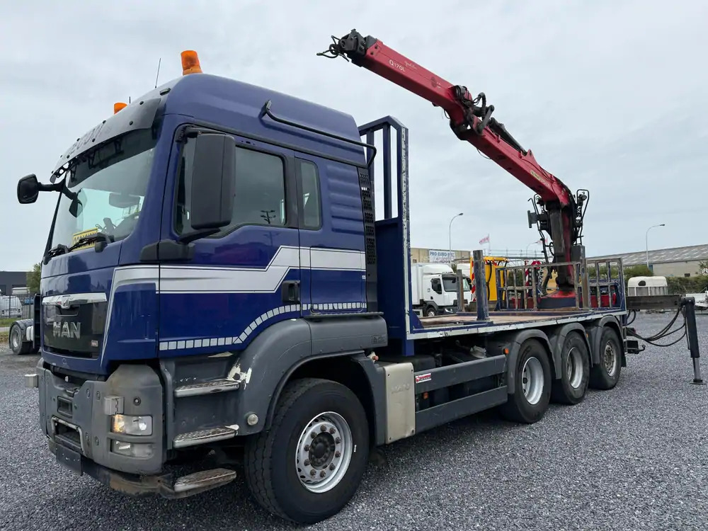 MAN TGS 35.440 *Epsilon Q170L*TRIDEM*Intarder - Camion plateau, Camion grue: photos 1 MAN TGS 35.440 *Epsilon Q170L*TRIDEM*Intarder - Camion plateau, Camion grue: photos 1