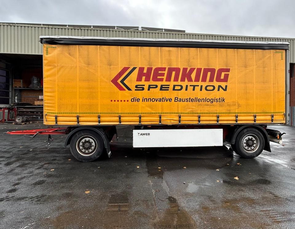 Anhänger + Krone + 2 Achsen + Scheibenbremse + EZ 2016 + TÜV - Remorque rideaux coulissants: photos 4 Anhänger + Krone + 2 Achsen + Scheibenbremse + EZ 2016 + TÜV - Remorque rideaux coulissants: photos 4