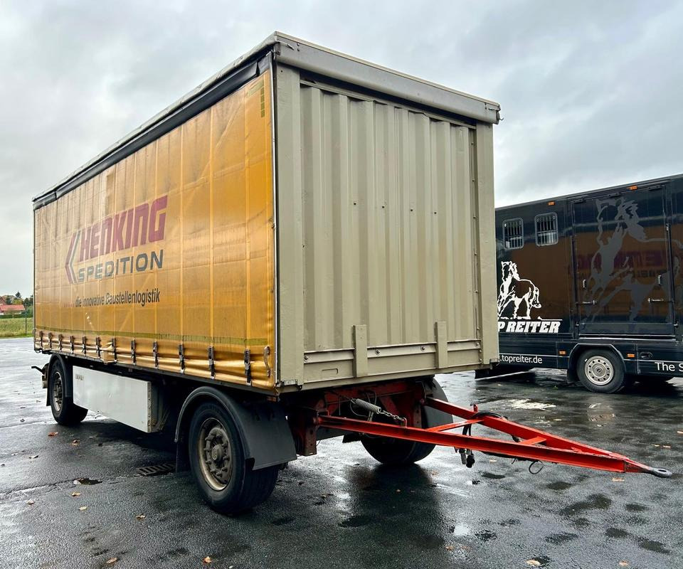Anhänger + Krone + 2 Achsen + Scheibenbremse + EZ 2016 + TÜV - Remorque rideaux coulissants: photos 3 Anhänger + Krone + 2 Achsen + Scheibenbremse + EZ 2016 + TÜV - Remorque rideaux coulissants: photos 3