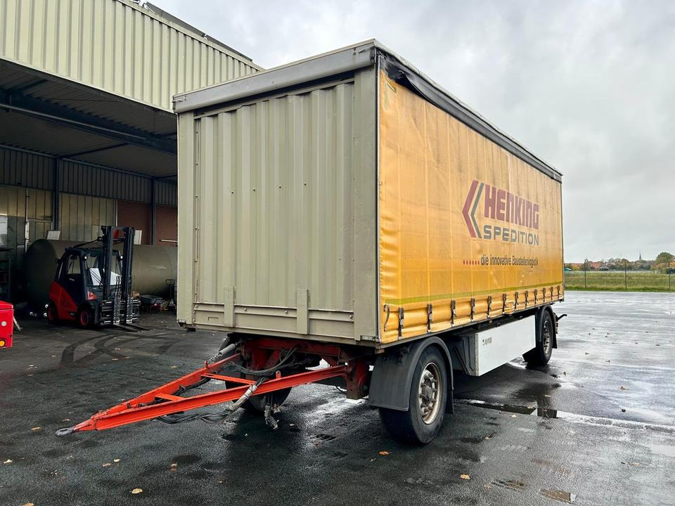 Anhänger + Krone + 2 Achsen + Scheibenbremse + EZ 2016 + TÜV - Remorque rideaux coulissants: photos 1 Anhänger + Krone + 2 Achsen + Scheibenbremse + EZ 2016 + TÜV - Remorque rideaux coulissants: photos 1