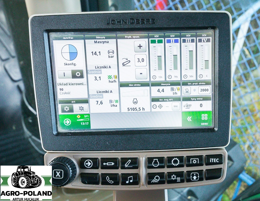 JOHN DEERE 8295 R - 5105 h - POWERSHIFT - AUTOTRAC - 2016 ROK - ORYGINALNE OPONY - Tracteur agricole: photos 4 JOHN DEERE 8295 R - 5105 h - POWERSHIFT - AUTOTRAC - 2016 ROK - ORYGINALNE OPONY - Tracteur agricole: photos 4