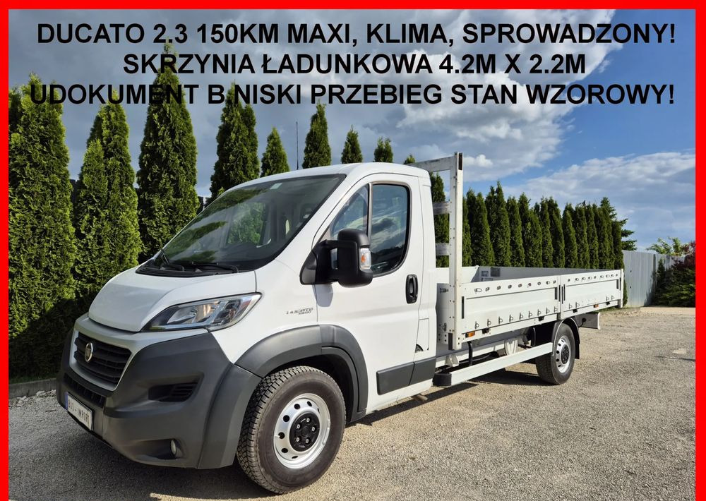 Fiat DUCATO 2.3 150KM MAXI - Utilitaire plateau: photos 1 Fiat DUCATO 2.3 150KM MAXI - Utilitaire plateau: photos 1