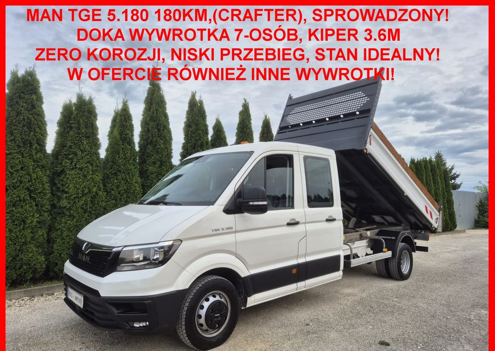 MAN MAN TGE 5.180 180KM - Utilitaire benne: photos 2 MAN MAN TGE 5.180 180KM - Utilitaire benne: photos 2