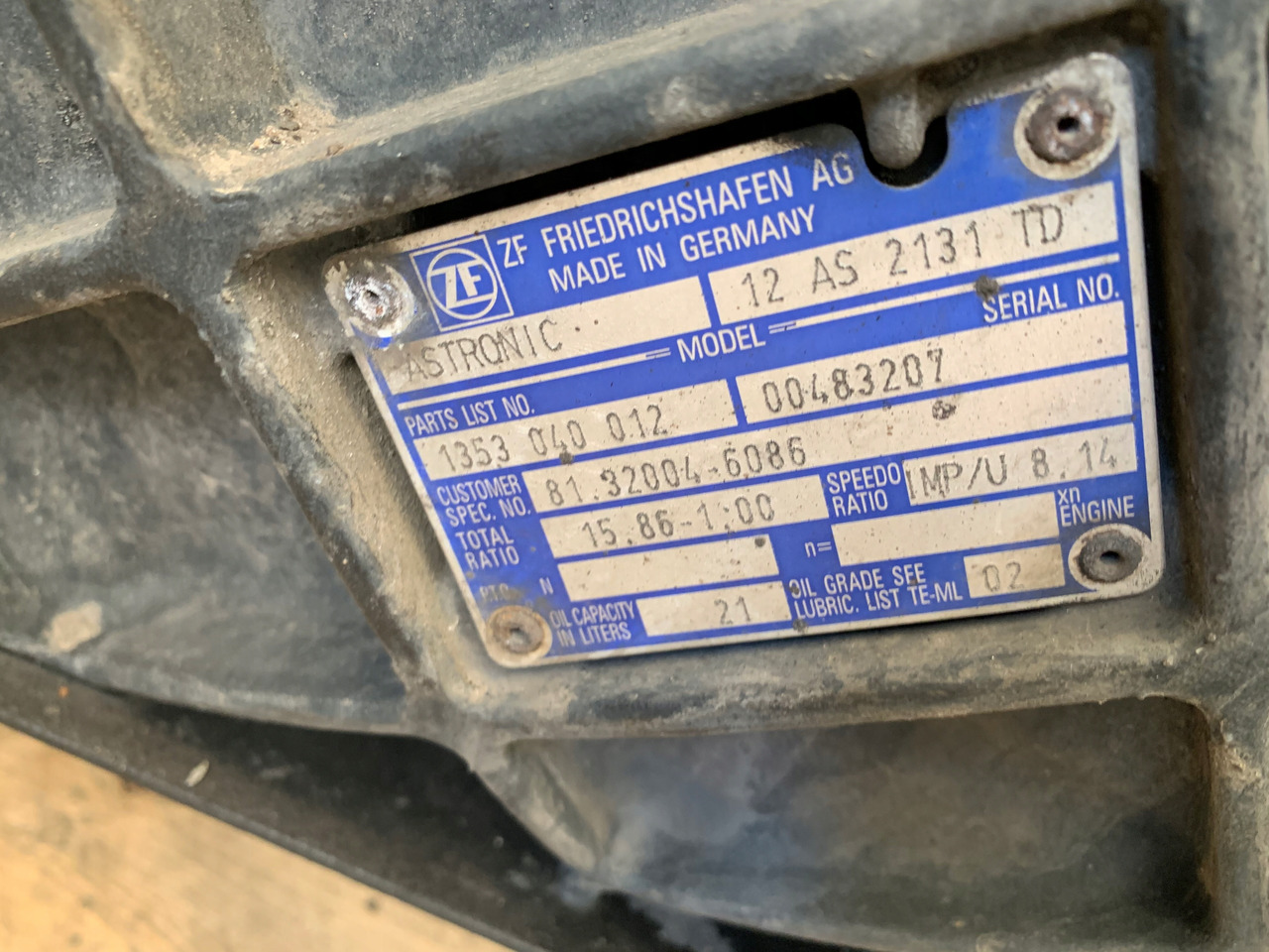 SKRZYNIA BIEGÓW AUTOMATYCZNA MAN TGX 12AS2131TD - Boîte de vitesse pour Camion: photos 3 SKRZYNIA BIEGÓW AUTOMATYCZNA MAN TGX 12AS2131TD - Boîte de vitesse pour Camion: photos 3