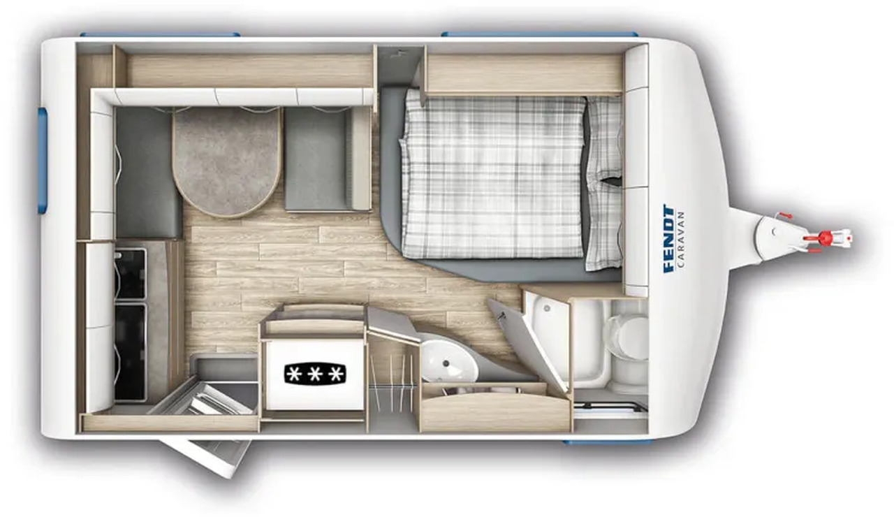 Fendt Bianco Activ 390 FHS Dusche, 1.700 KG-Fahrwerk - Caravane: photos 2 Fendt Bianco Activ 390 FHS Dusche, 1.700 KG-Fahrwerk - Caravane: photos 2