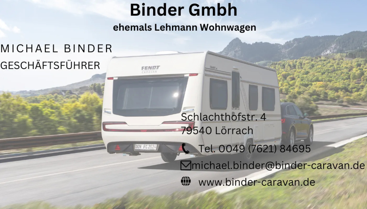 Wohnwagen Fendt Diamant 560 FD Modell 2026 - Caravane: photos 1 Wohnwagen Fendt Diamant 560 FD Modell 2026 - Caravane: photos 1